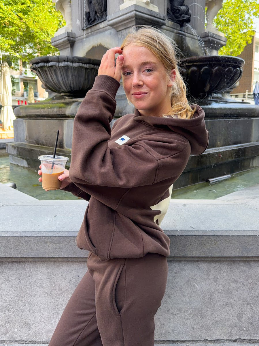 Tiger Star Lounge Hoodie - braun