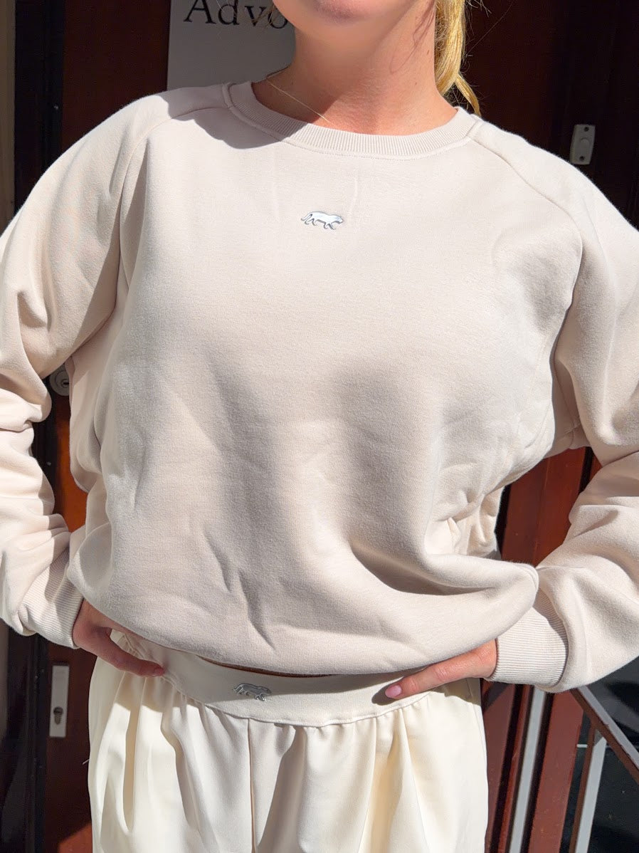 Tiger track pants - creme