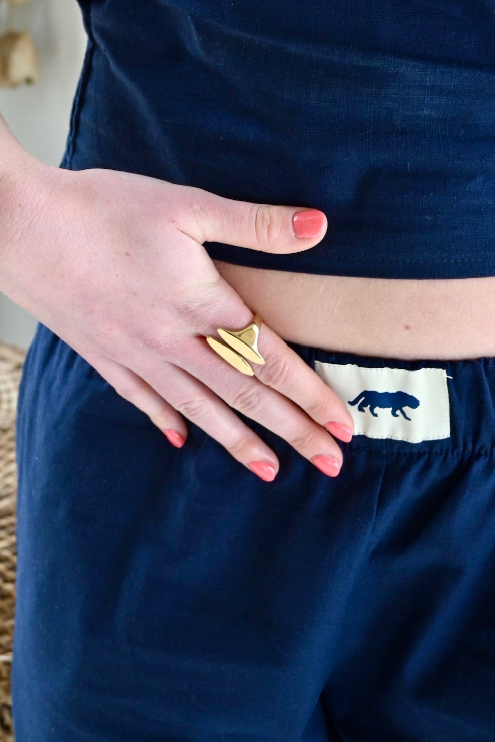 Glow getter ring - gold