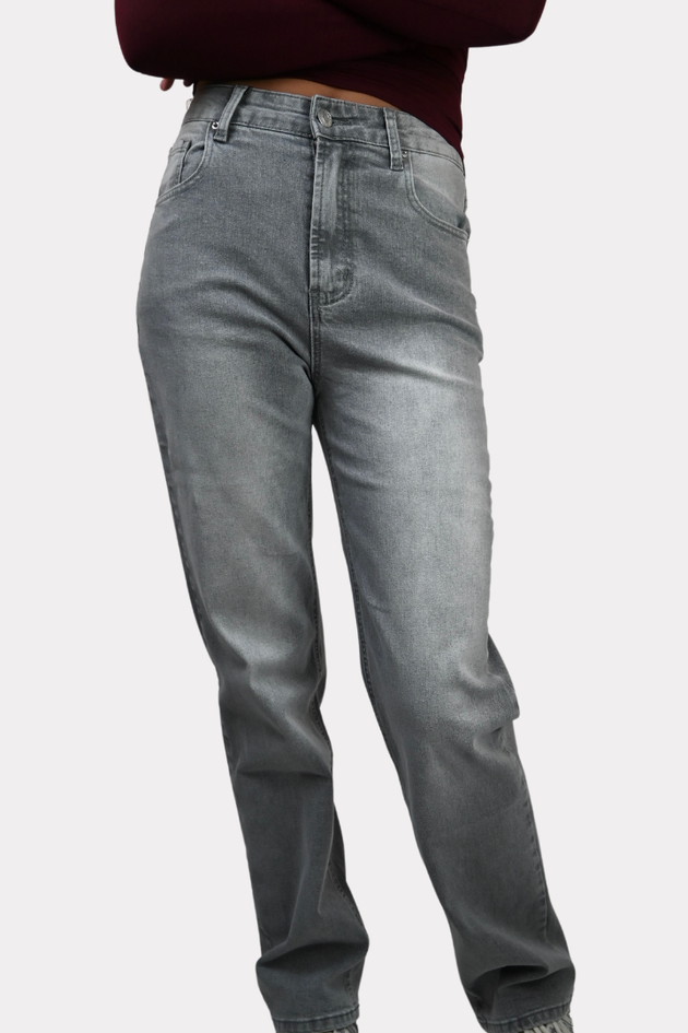 Jazzy straight leg jeans - light grey 2