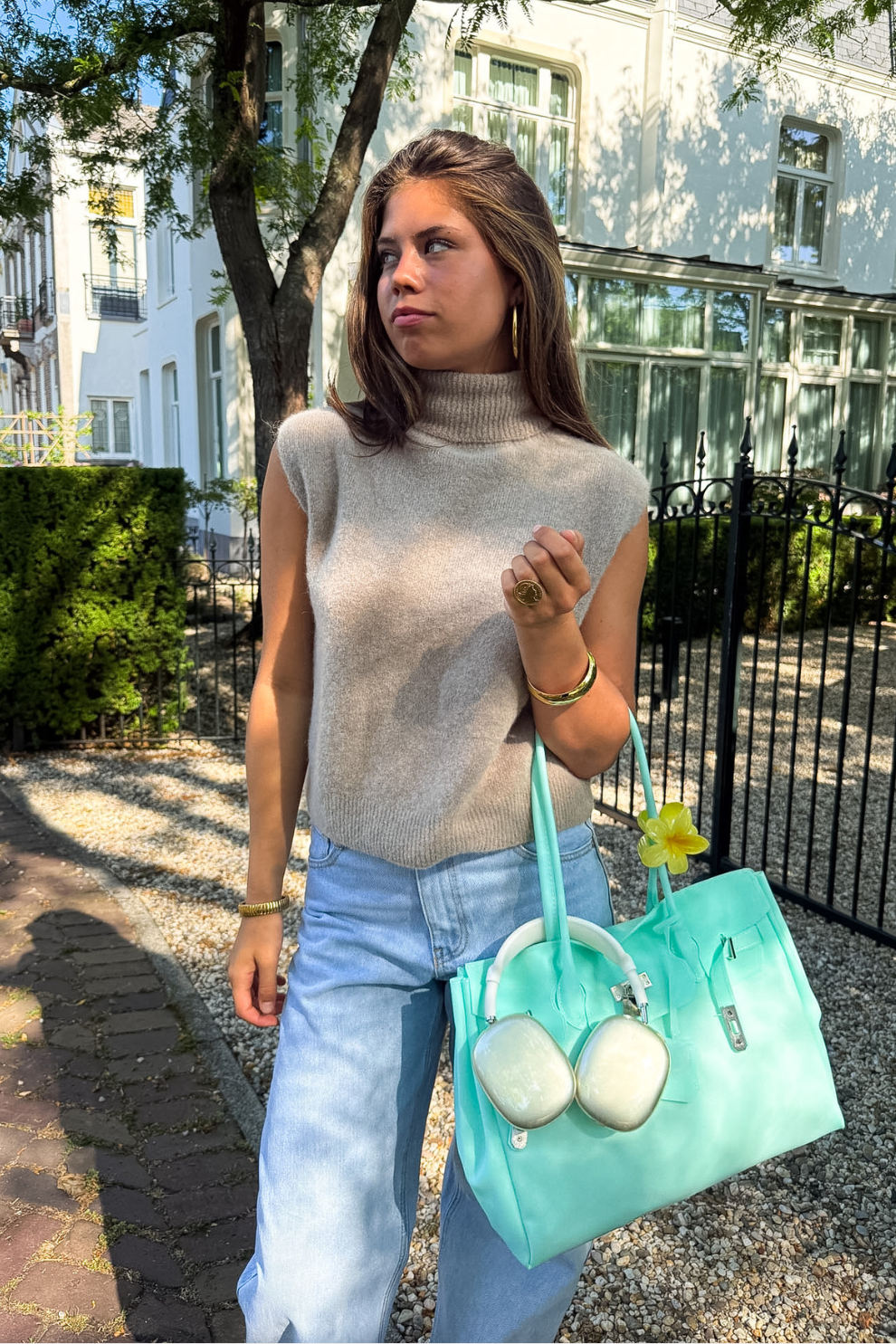 Jelly-Tasche - Aqua - Fashiontiger 1