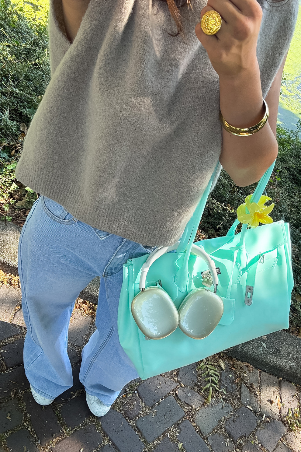 Jelly-Tasche - Aqua - Fashiontiger 4