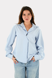 Juliette blouse - blauw - Fashiontiger 1