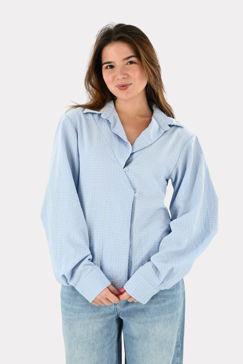 Juliette blouse - blauw - Fashiontiger 2