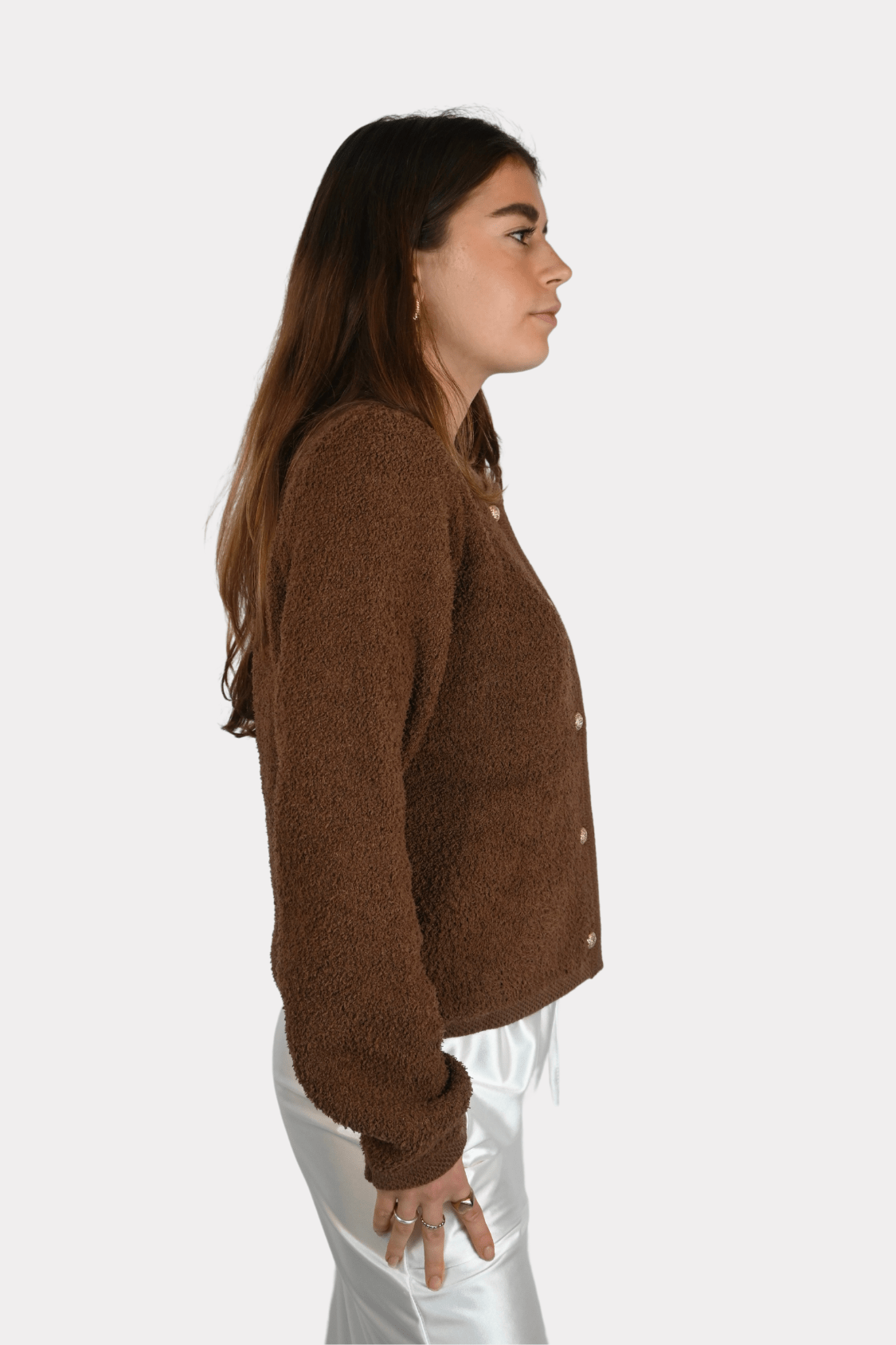 Liena cardigan - bruin - 3