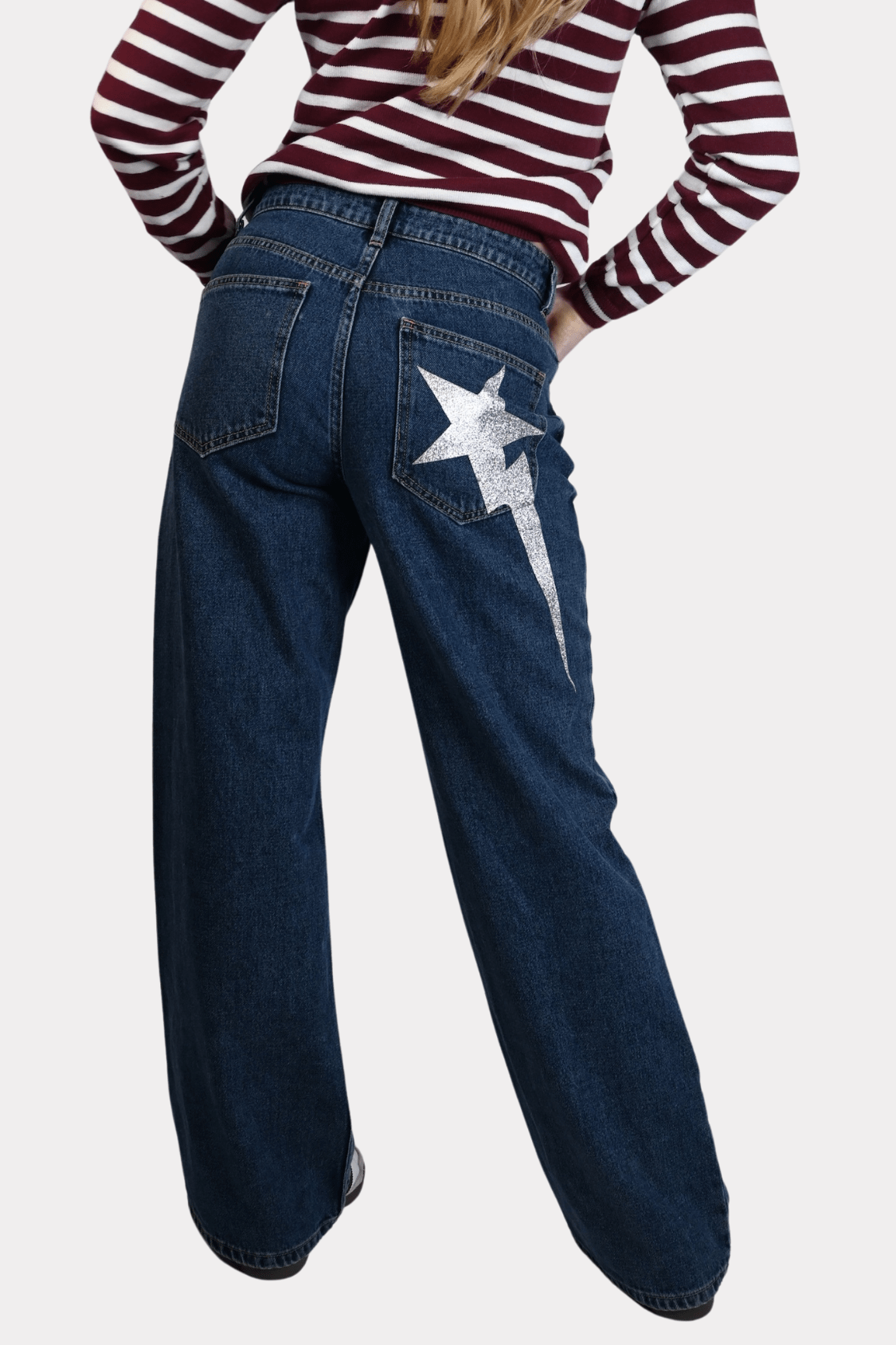 Lightning star jeans - blauw - 4