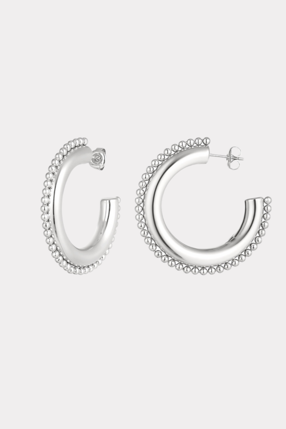 Mumbai earrings silver fashiontiger