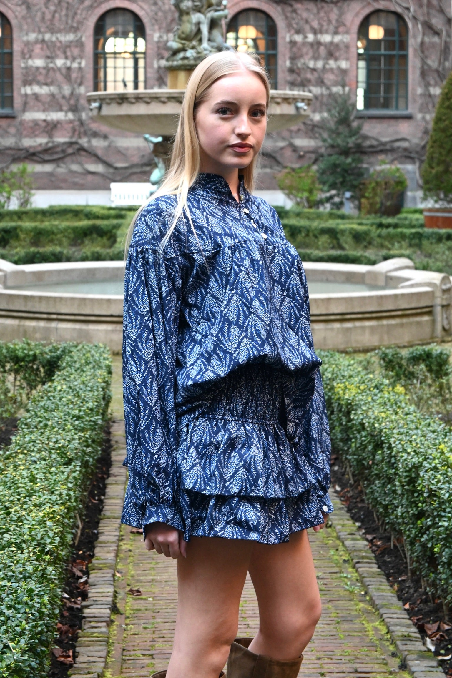 Mykonos skort - navy - Fashiontiger 2