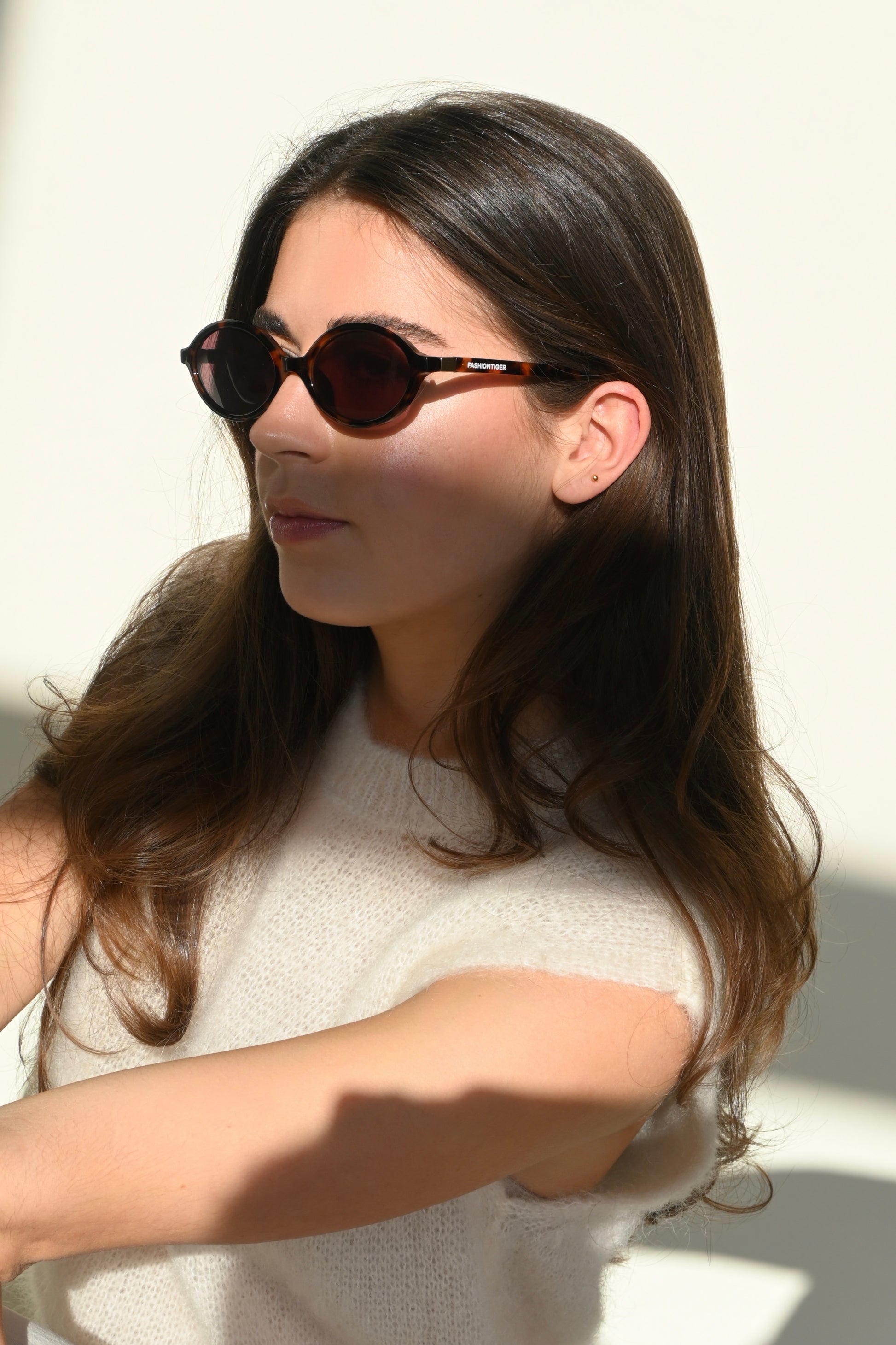 Oval sunnies - leopard - Fashiontiger 5