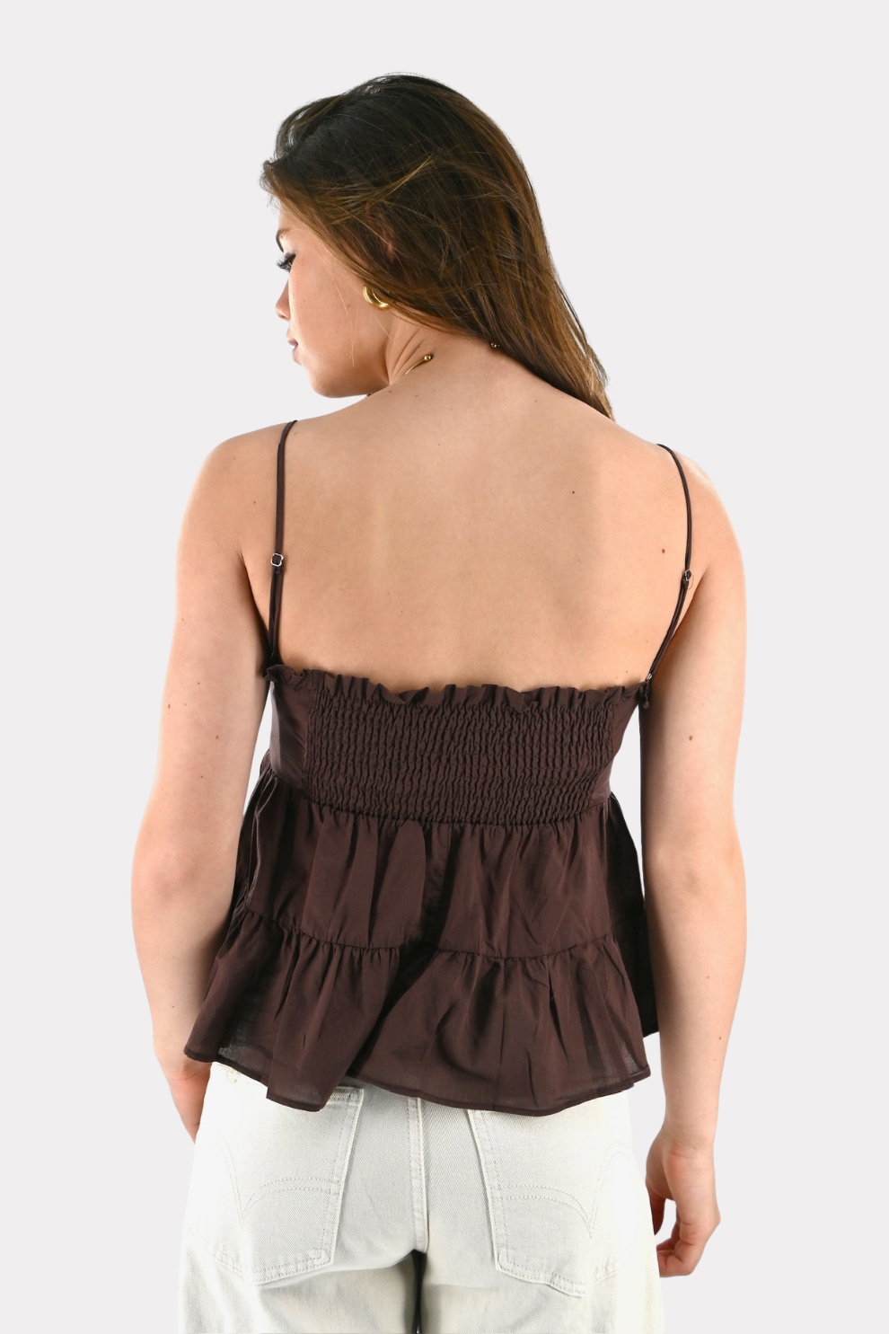 Pearl top - bruin - Fashiontiger 8