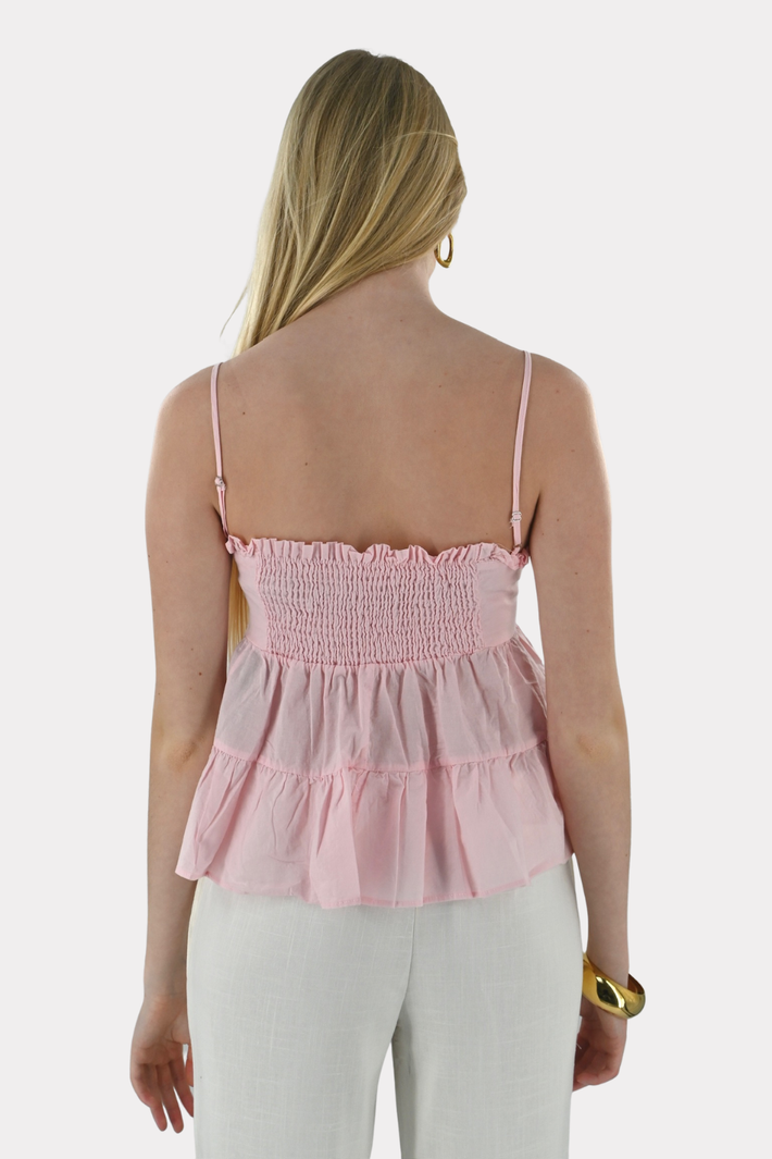 Pearl top - roze - Fashiontiger 8