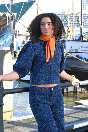 Royal scarf - orange - Fashiontiger 2