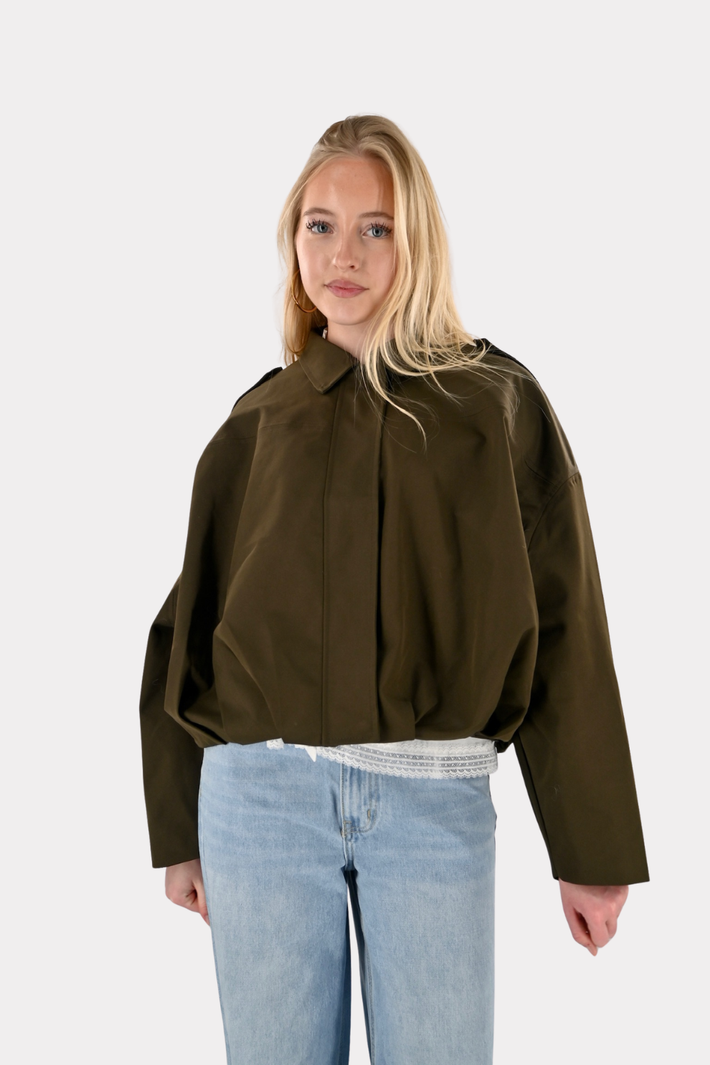 Saar Trenchcoat-Jacke - braun - Fashiontiger 2