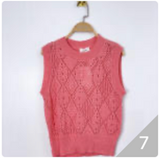 Seashell top - roze