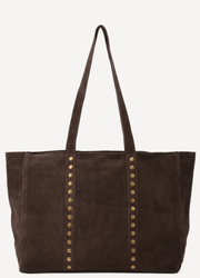 Studs bag - donkerbruin
