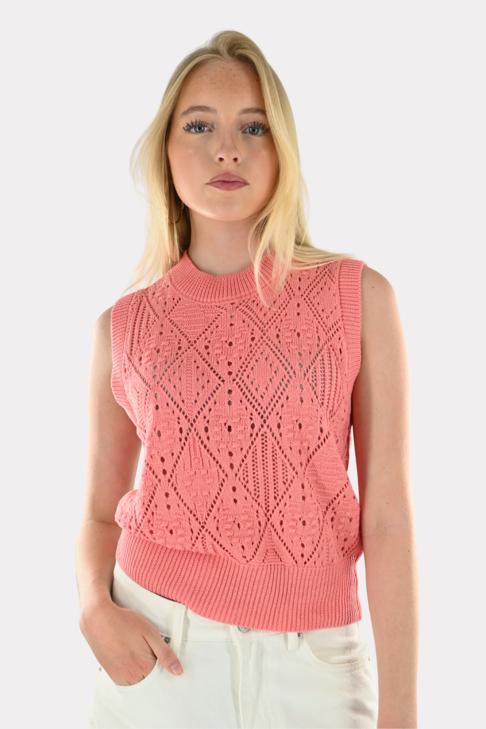 Seashell top - roze - Fashiontiger 2