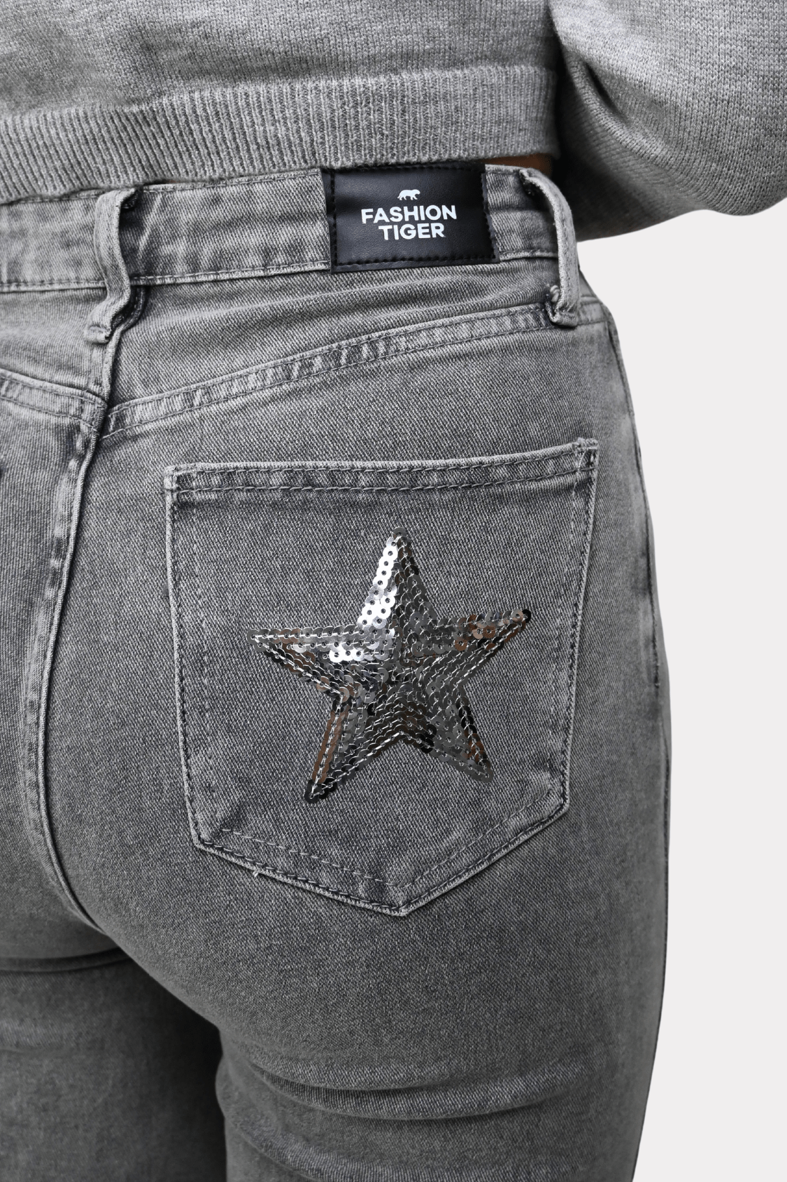 Shine bright jeans - grijs - 3