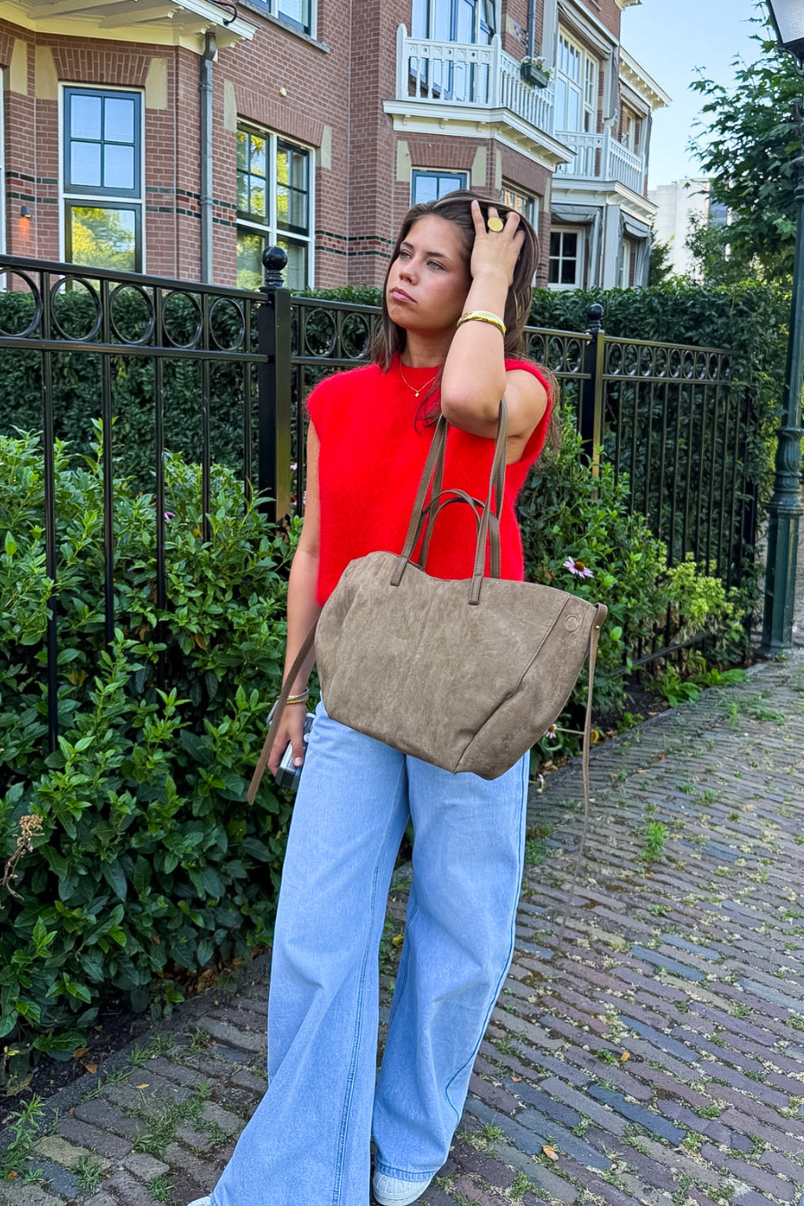 Signature-Tasche - Camel - Fashiontiger 2
