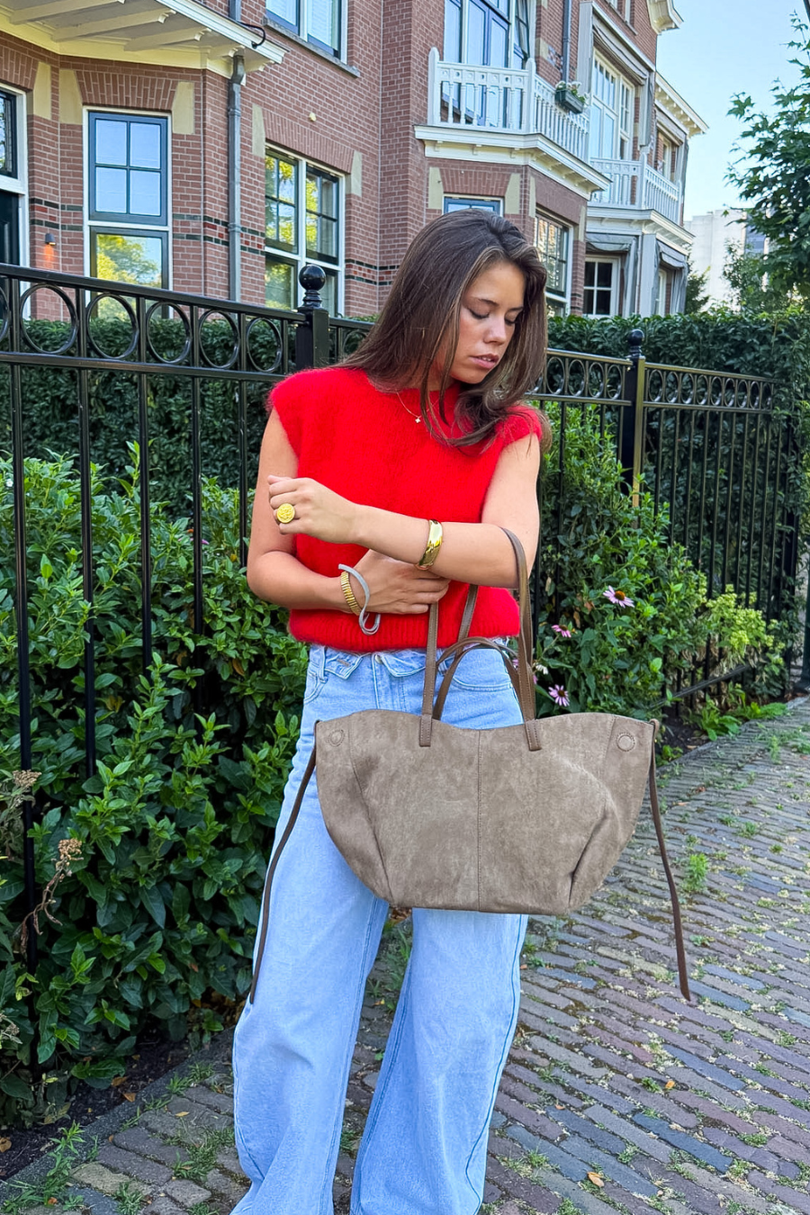 Signature-Tasche - Kamel - Fashiontiger 3
