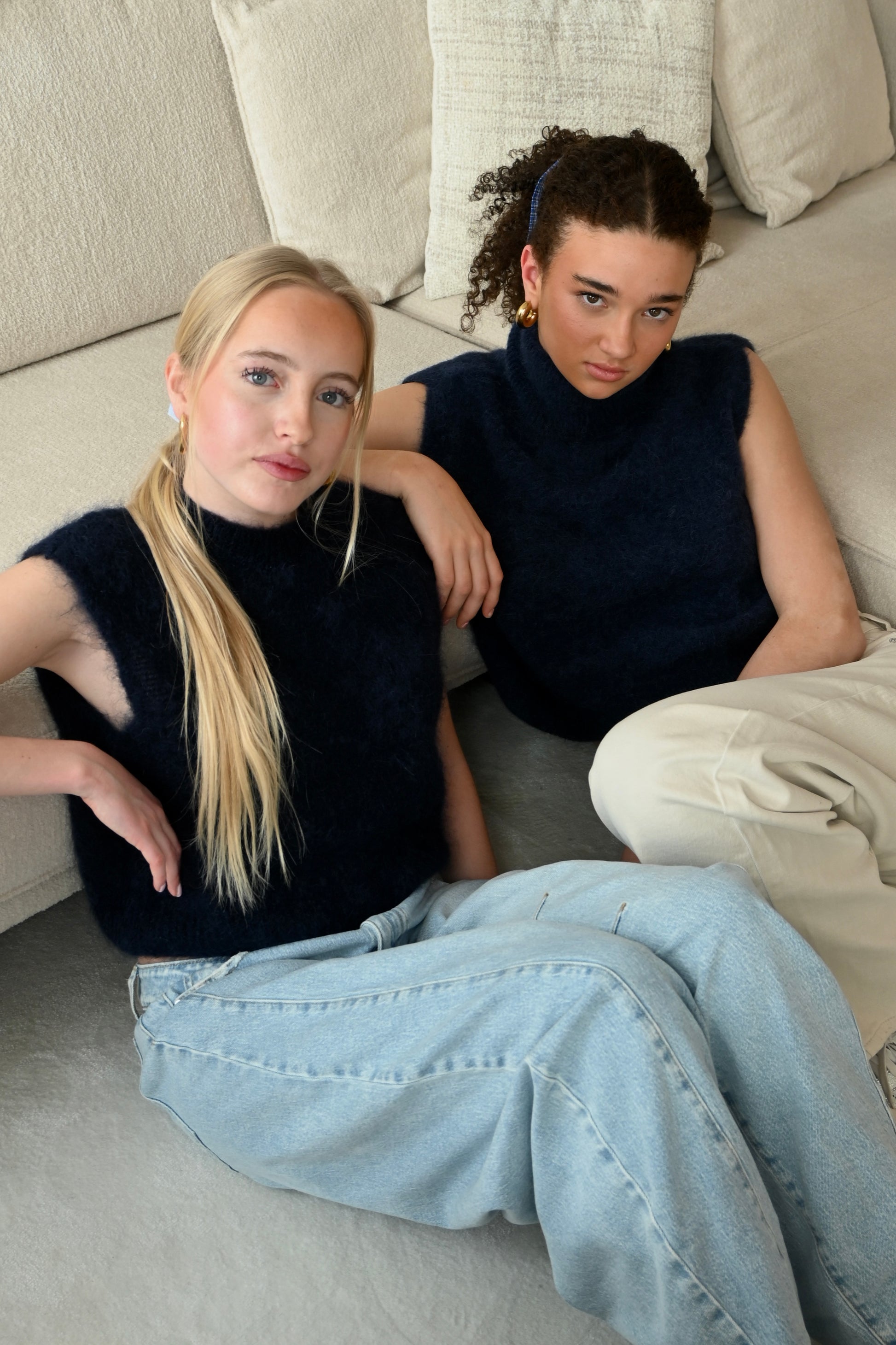 Soft classic knit  - navy - Fashiontiger 3