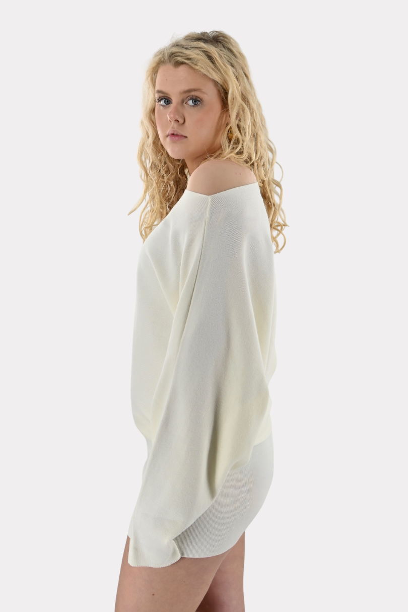 Soft flow dress - crème - fashiontiger 2