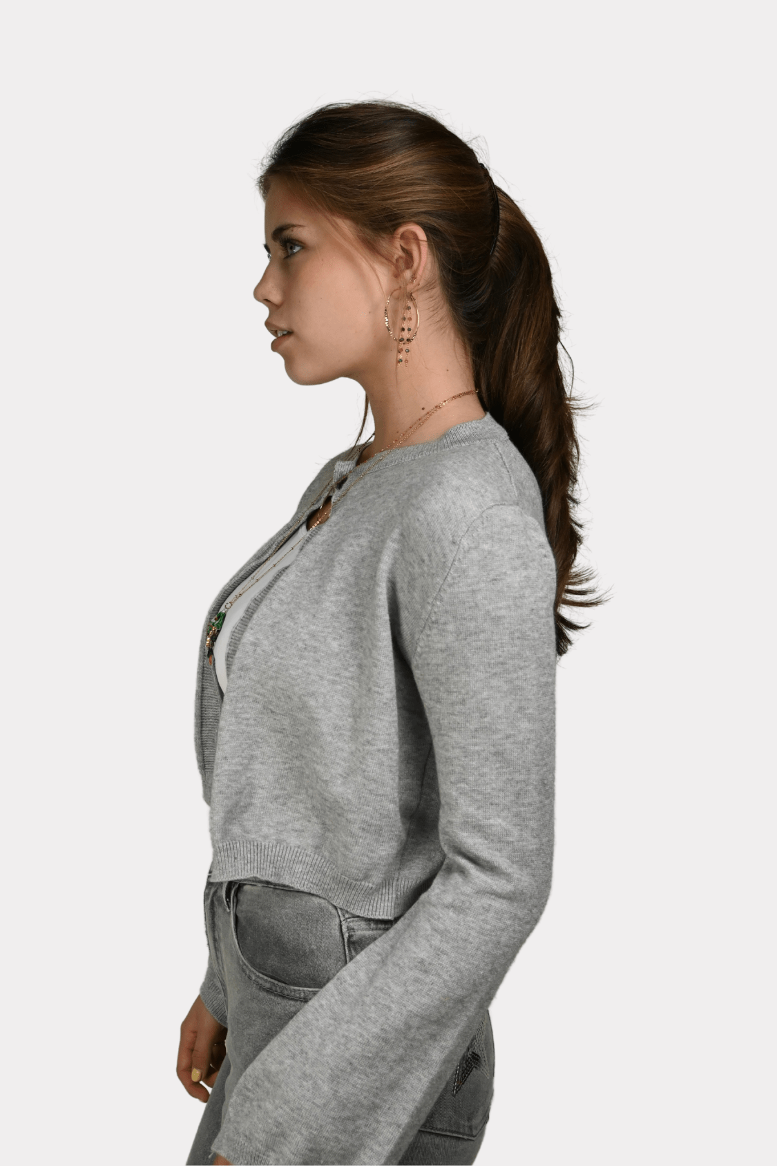 Sophie cardigan - grijs - 3