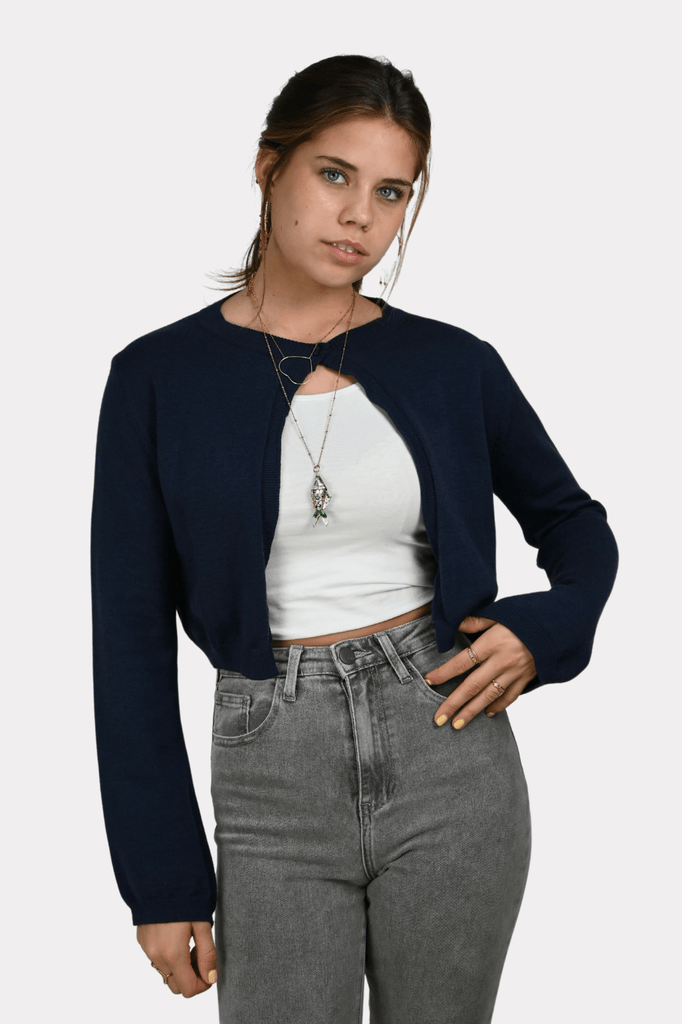 Sophie cardigan - navy - 1