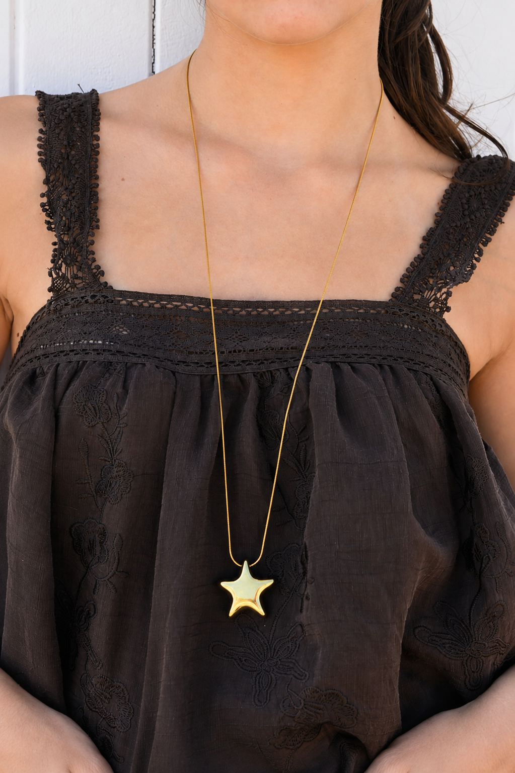 Starry dreams necklace - by tiger - goud
