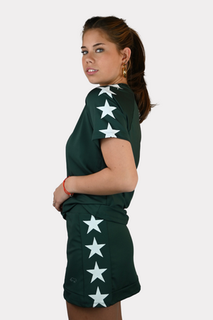 Jupe de sport étoilée verte fashiontiger 2