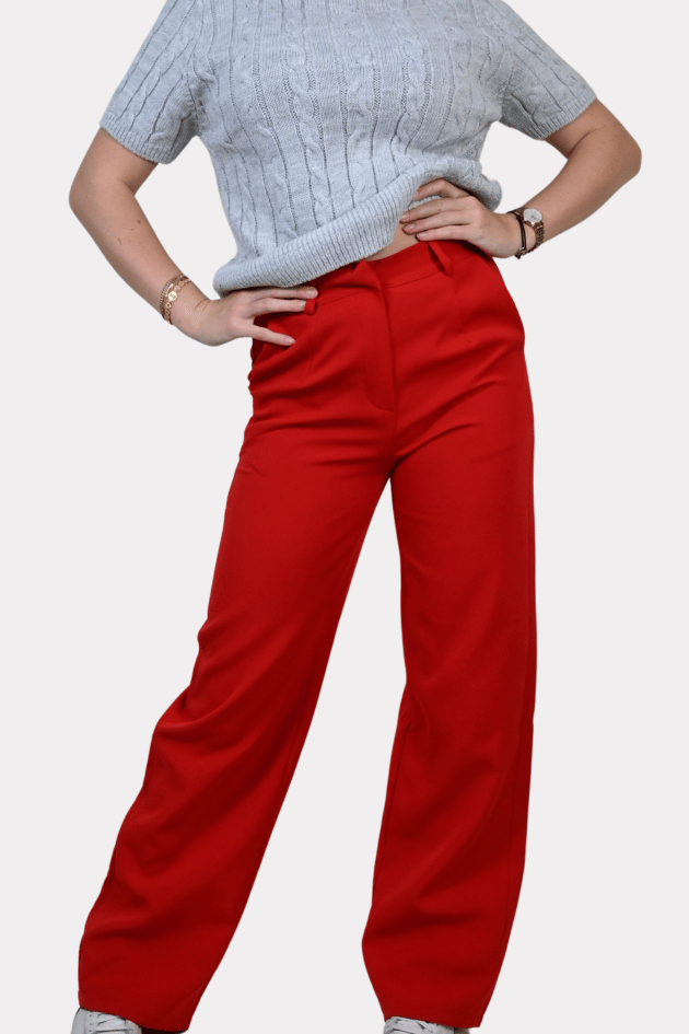 Straight-leg-pantalon-rood-fashiontiger-3