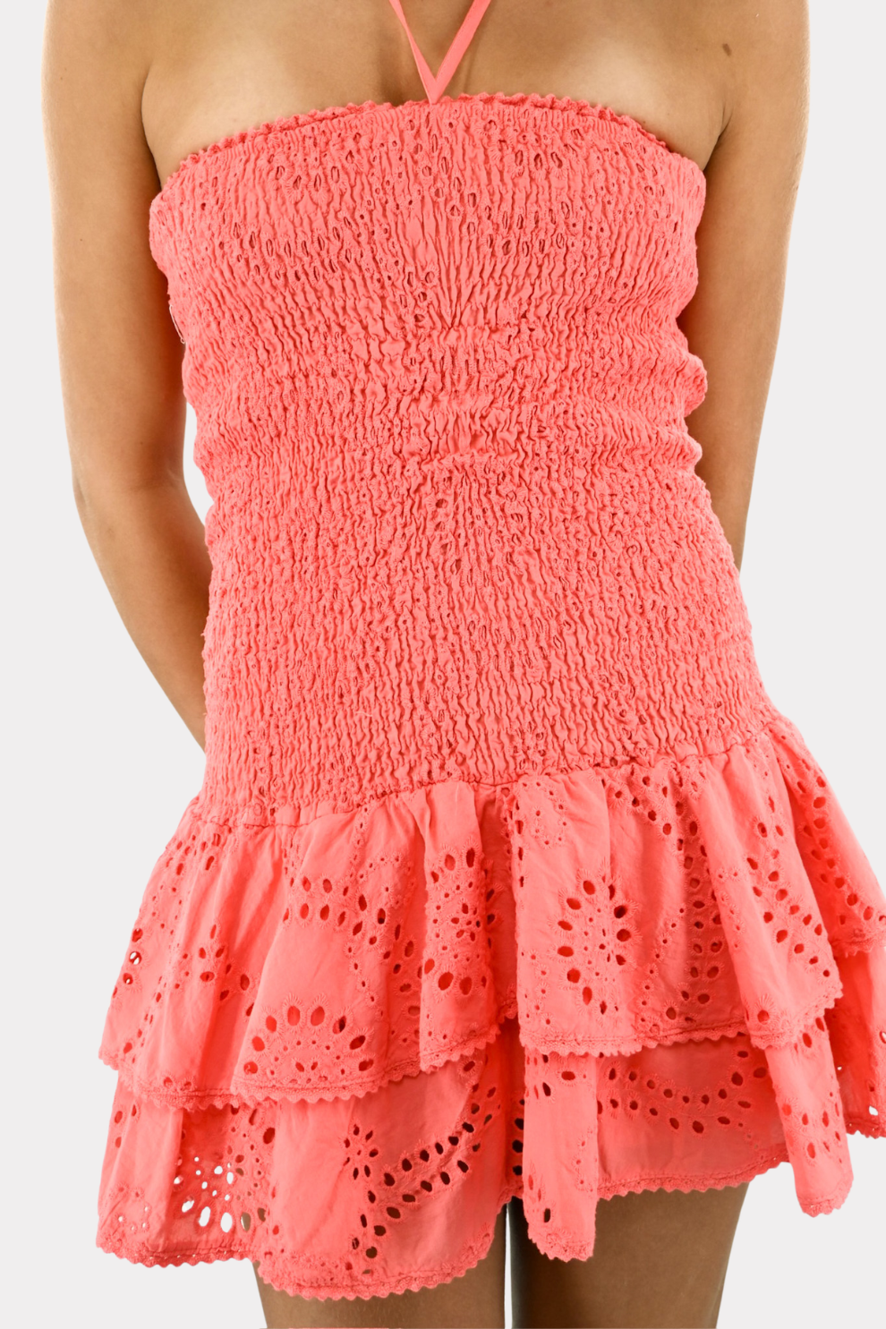 Summer crush dress - koraal - Fashiontiger 4
