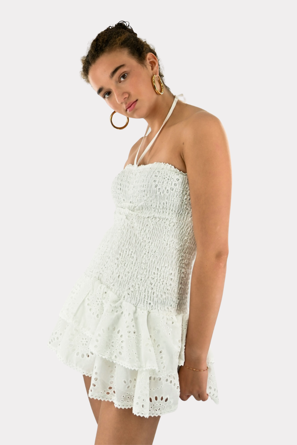 Summer crush dress - wit - Fashiontiger 5