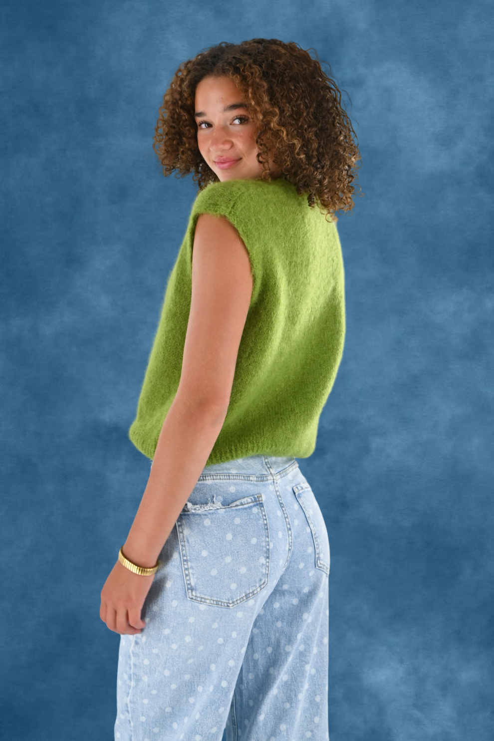 Superweicher Strick – salbeigrün – Fashiontiger 2