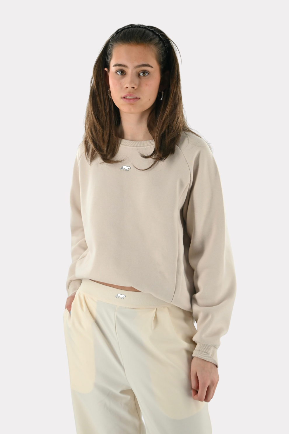 Tiger track pants - creme - Fashiontiger 4