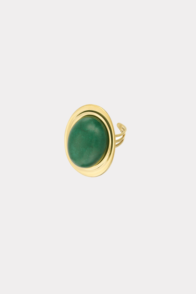 Timeless ring green/gold fashiontiger