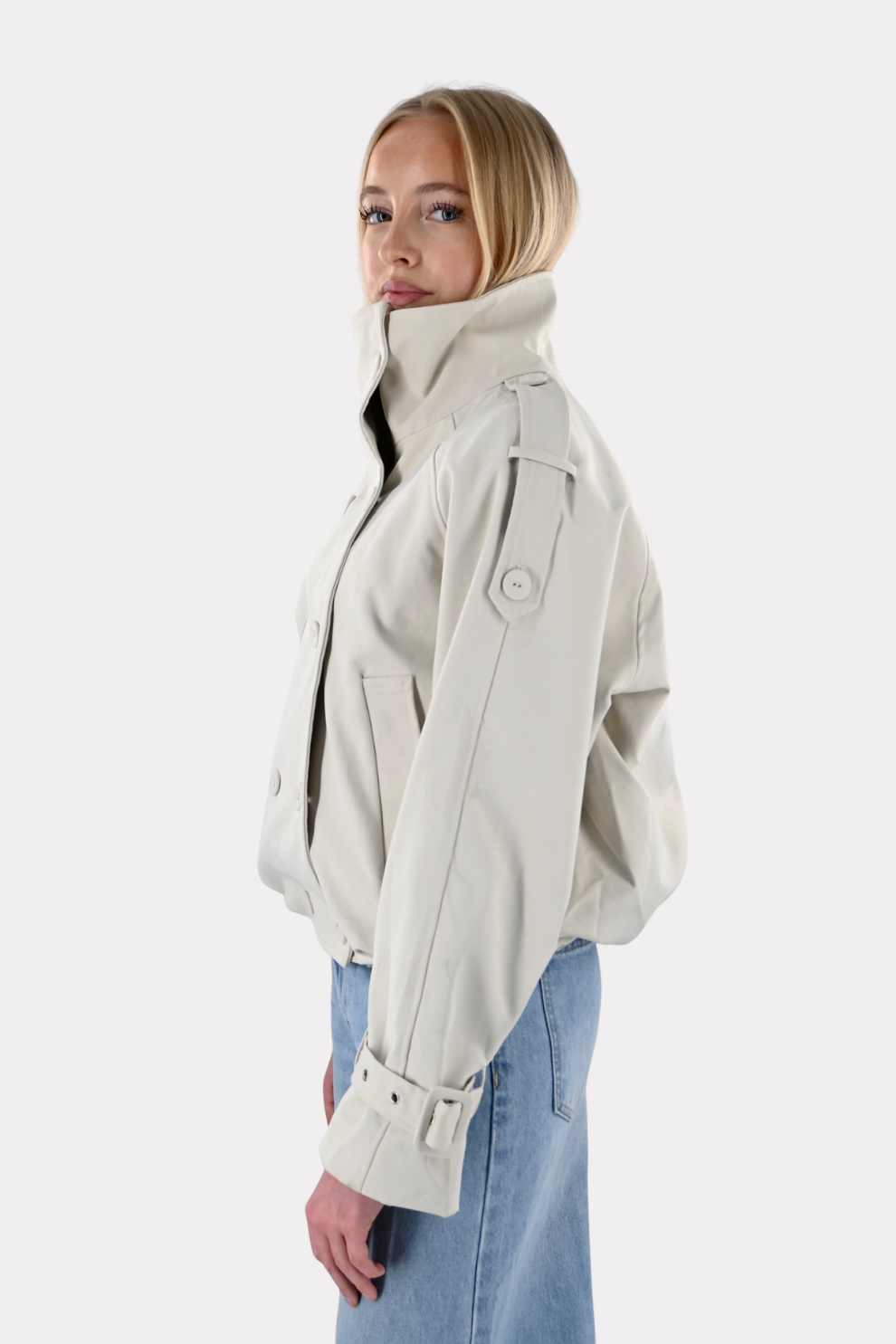Trench jacket - beige - Fashiontiger 10