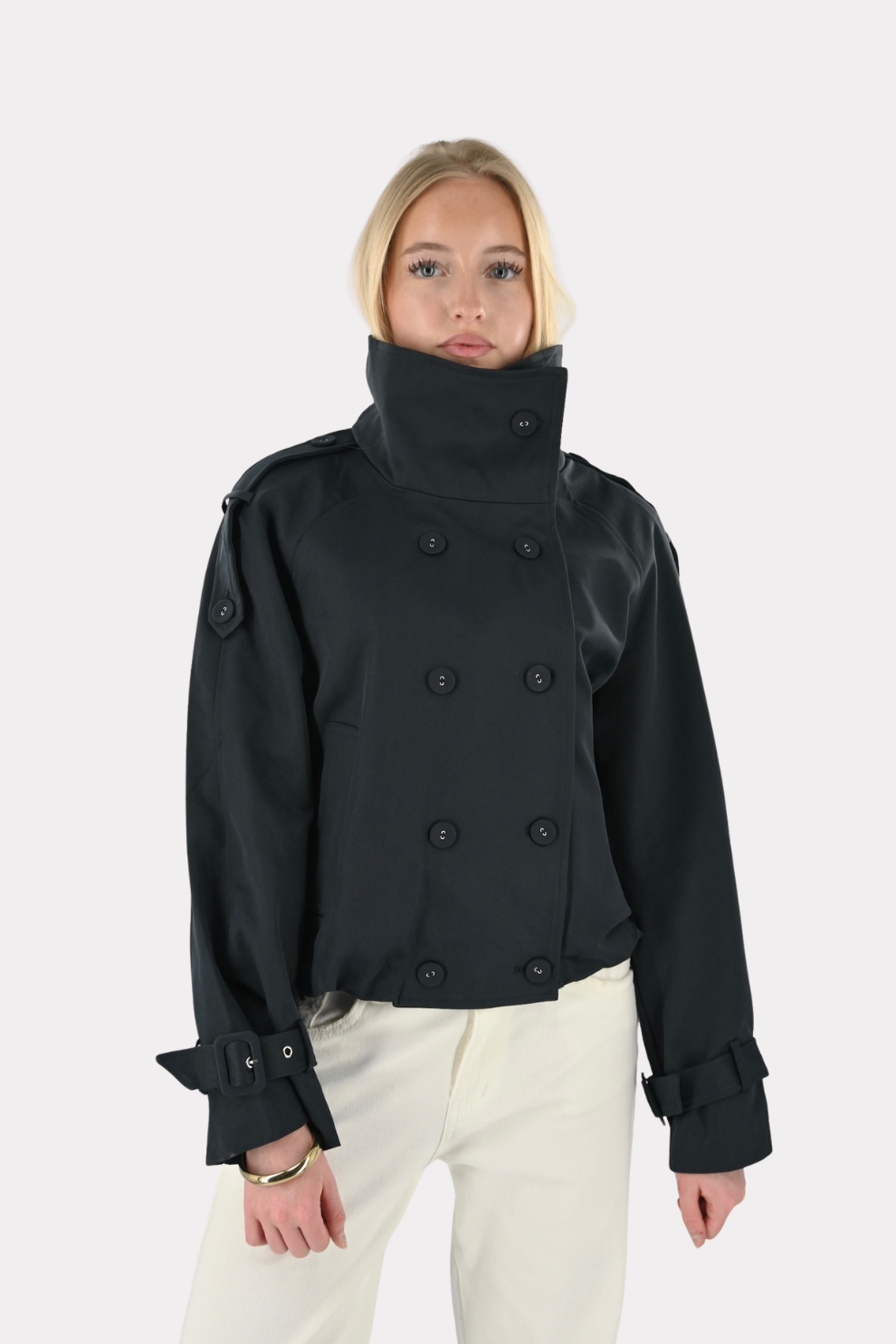Trench jacket - navy - Fashiontiger 5