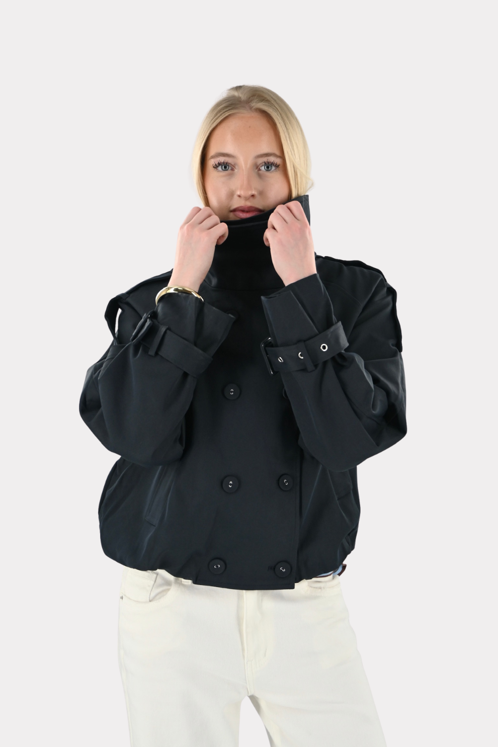 Trench jacket - navy - Fashiontiger 6