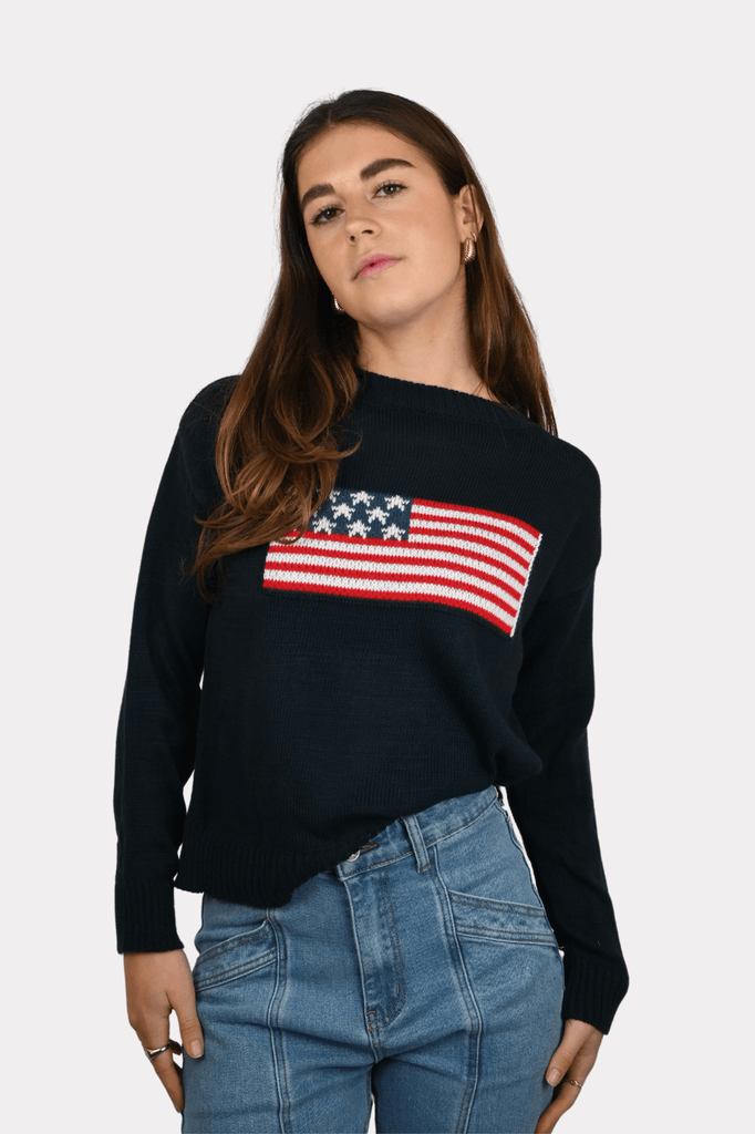 USA sweater - navy - 1