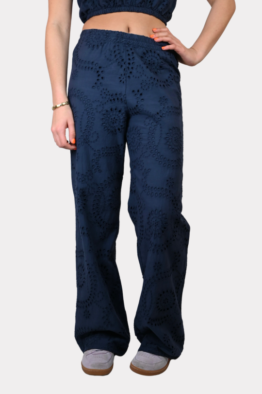 Valencia pants navy Fashiontiger