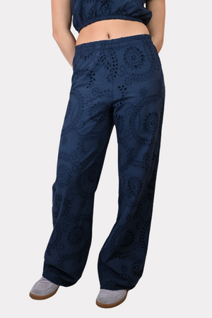 Pantalon Valencia bleu marine Fashiontiger 2
