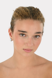 Vintage pearl earrings - zilver