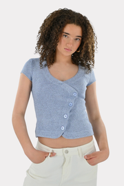 Top d'été Wolly - bleu - Fashiontiger 5