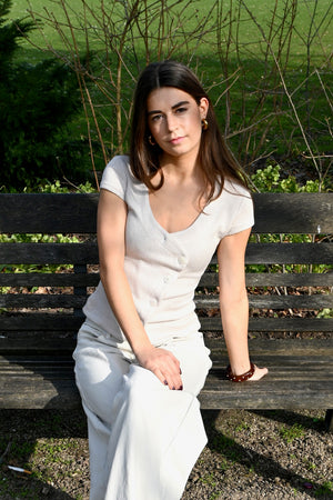 Wolly Sommertop - Creme - Fashiontiger 1