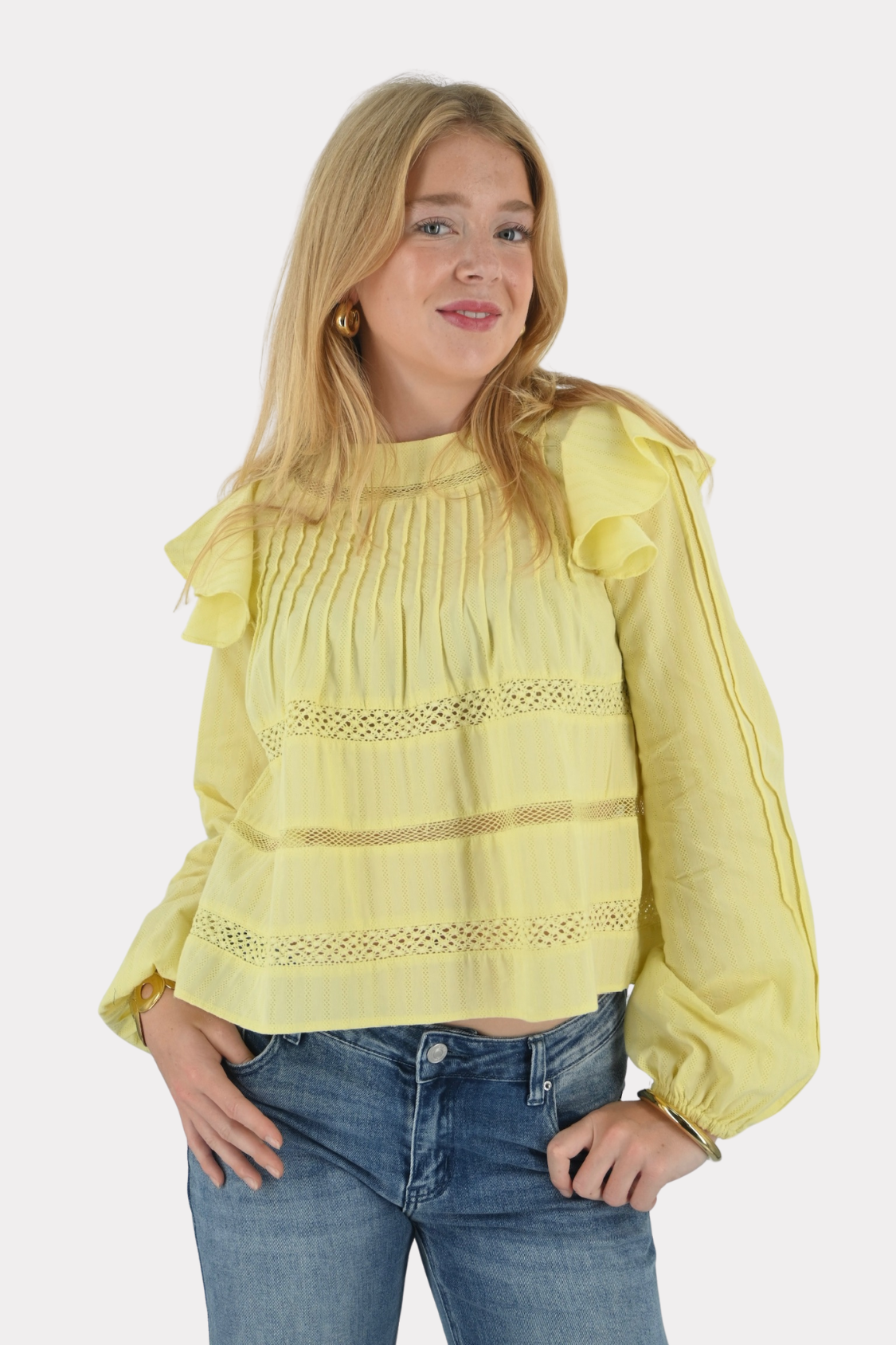 Zala-blouse-long-sleeve-yellow-Fashiontiger-1