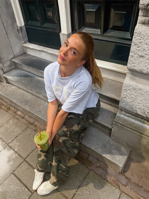 Camo-Jeans - grün