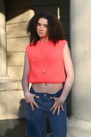 Soft classic knit  - koraal