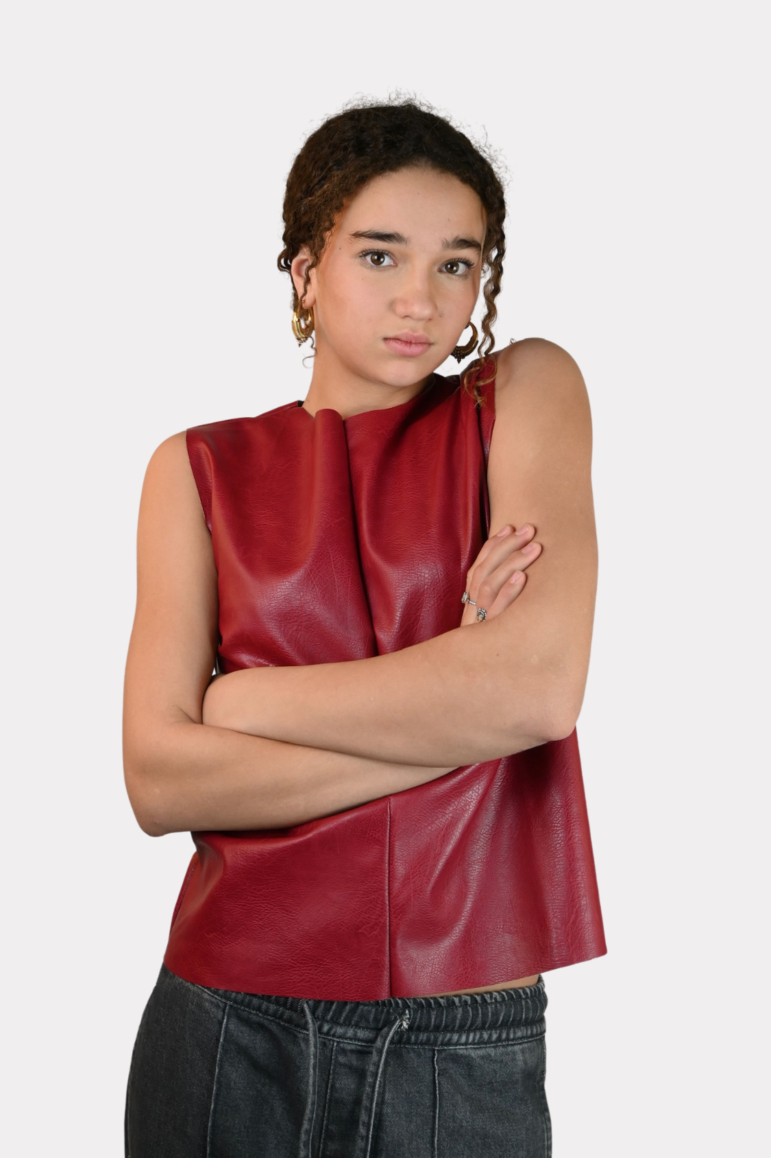 faux-leather-top-bordeaux-fashiontiger-4