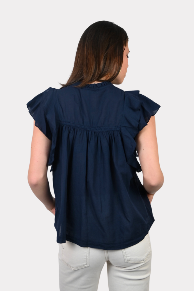 pippa_blouse_short_sleeve_navy_fashiontiger-2