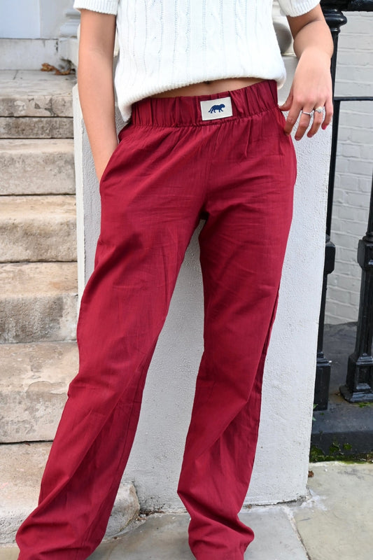 tiger-pants-bordeaux